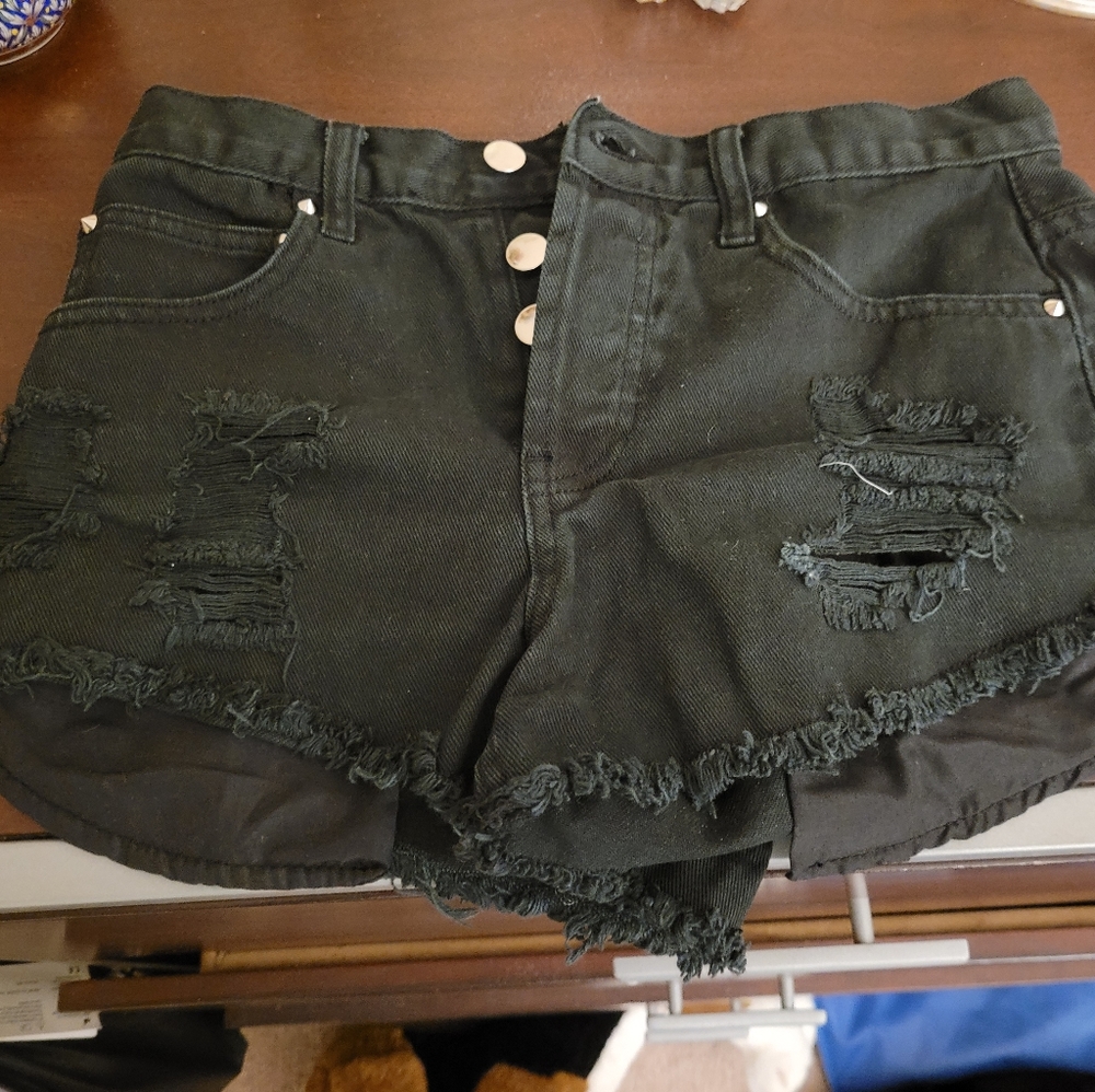 Black shorts